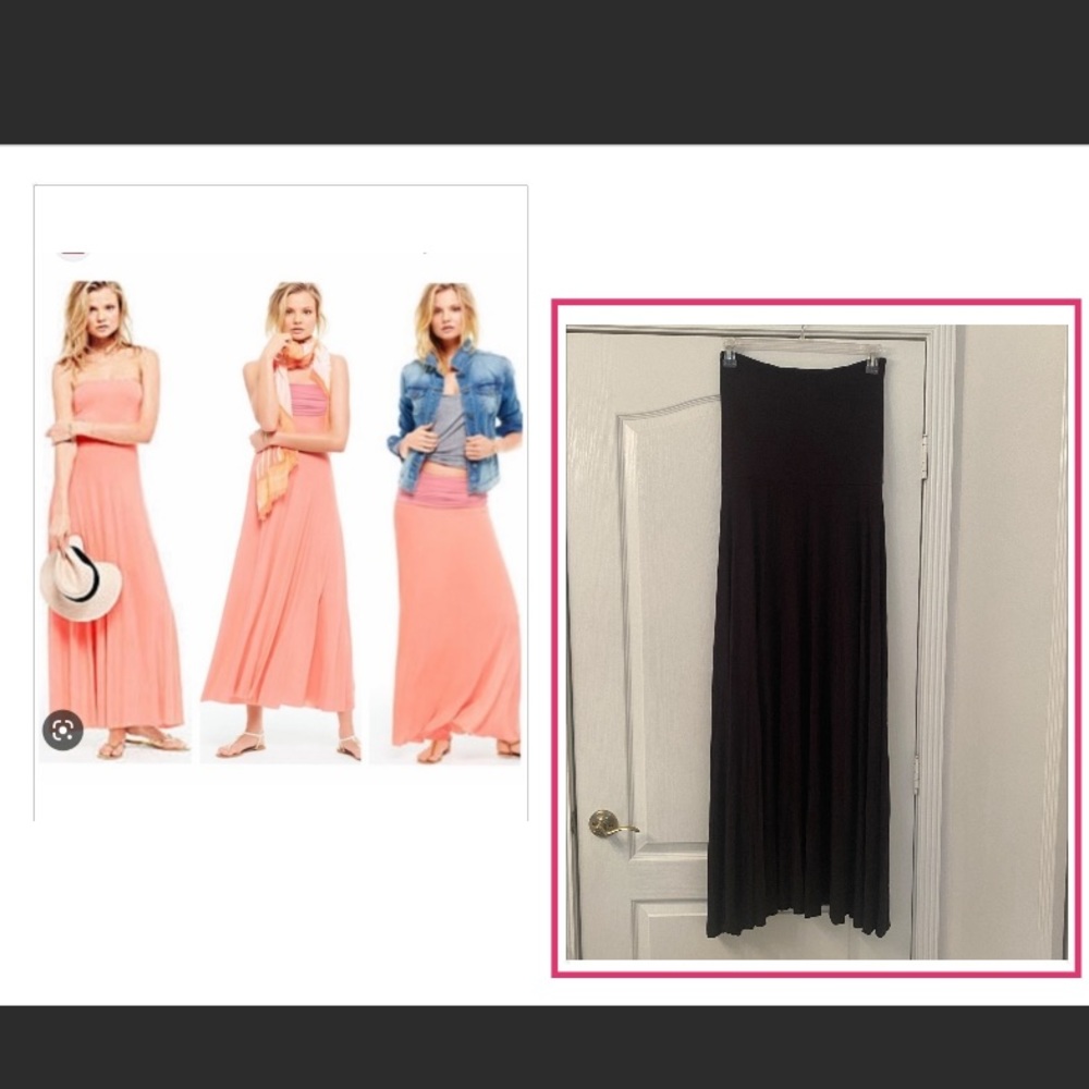 Victoria secret black maxi dress size l